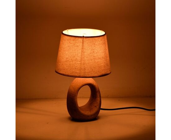 Επιτραπέζιο φωτιστικό Collie Inart Ε14 κεραμικό σε γκρι antique-μπεζ απόχρωση Φ18x29εκ - ΕΠΙΤΡΑΠΕΖΙΑ ΦΩΤΙΣΤΙΚΑ στο Milonadakis.gr