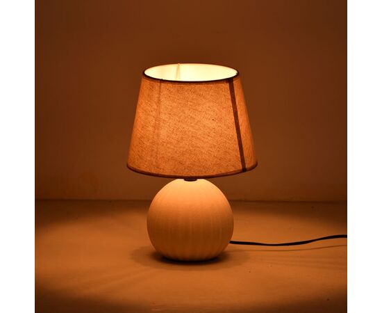 Επιτραπέζιο φωτιστικό Melanie Inart Ε14 κεραμικό σε μπεζ απόχρωση Φ22x30εκ - ΕΠΙΤΡΑΠΕΖΙΑ ΦΩΤΙΣΤΙΚΑ στο Milonadakis.gr