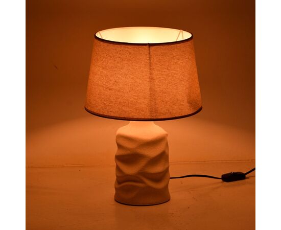 Επιτραπέζιο φωτιστικό Wabbi Inart Ε27 κεραμικό σε μπεζ απόχρωση Φ28x41εκ - ΕΠΙΤΡΑΠΕΖΙΑ ΦΩΤΙΣΤΙΚΑ στο Milonadakis.gr