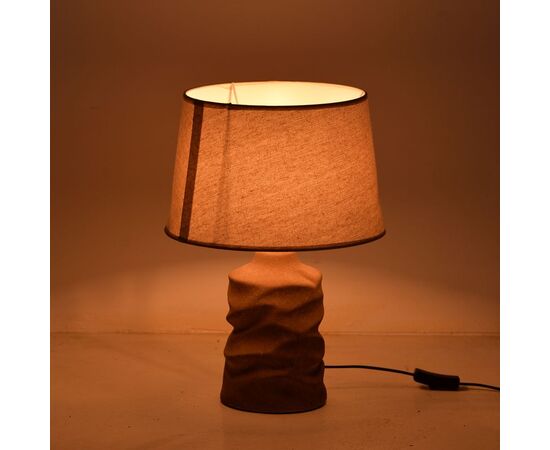 Επιτραπέζιο φωτιστικό Wabbi Inart Ε27 κεραμικό σε γκρι antique -μπεζ απόχρωση Φ28x41εκ - ΕΠΙΤΡΑΠΕΖΙΑ ΦΩΤΙΣΤΙΚΑ στο Milonadakis.gr