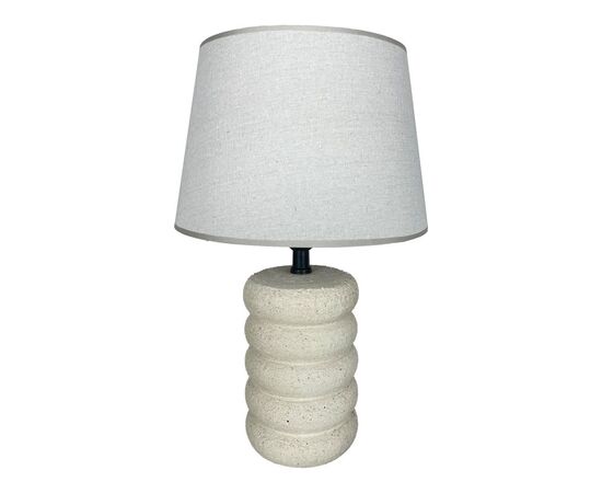 Επιτραπέζιο φωτιστικό Graike Inart Ε27 κεραμικό σε μπεζ απόχρωση Φ26x37εκ - ΕΠΙΤΡΑΠΕΖΙΑ ΦΩΤΙΣΤΙΚΑ στο Milonadakis.gr