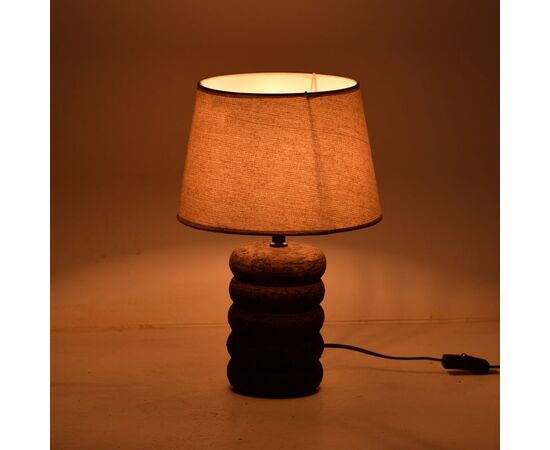 Επιτραπέζιο φωτιστικό Graike Inart Ε27 κεραμικό σε γκρι antique-μπεζ απόχρωση Φ26x37εκ - ΕΠΙΤΡΑΠΕΖΙΑ ΦΩΤΙΣΤΙΚΑ στο Milonadakis.gr