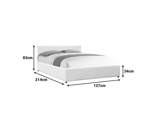 Κρεβάτι Dellia pakoworld με αποθηκευτικό χώρο pu μαύρο 120x200εκ - ΚΡΕΒΑΤΙΑ στο Milonadakis.gr