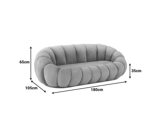 Καναπές Embrace pakoworld βελούδο σε μπεζ  απόχρωση 180x105x65εκ - ΚΑΝΑΠΕΔΕΣ-ΣΑΛΟΝΙΑ στο Milonadakis.gr Καναπές Embrace pakoworld βελούδο σε μπεζ  απόχρωση 180x105x65εκ - ΚΑΝΑΠΕΔΕΣ-ΣΑΛΟΝΙΑ στο Milonadakis.gr