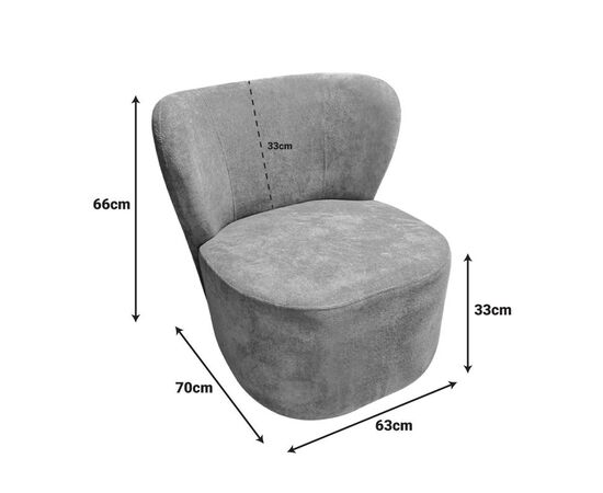 Πολυθρόνα Veridian pakoworld ύφασμα σε φυστικί  απόχρωση 63x70x66εκ - ΚΑΡΕΚΛΕΣ - ΠΟΛΥΘΡΟΝΕΣ ΕΣ. στο Milonadakis.gr