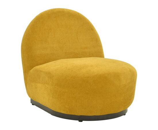 Πολυθρόνα περιστρεφόμενη Zenny pakoworld υφασμα κίτρινο 64x85x68εκ - ΚΑΡΕΚΛΕΣ - ΠΟΛΥΘΡΟΝΕΣ ΕΣ. στο Milonadakis.gr