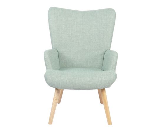 Πολυθρόνα-μπερζέρα Gerlina pakoworld μέντα ύφασμα με πόδι σε φυσική απόχρωση 71x64x94εκ - ΚΑΡΕΚΛΕΣ - ΠΟΛΥΘΡΟΝΕΣ ΕΣ. στο Milonadakis.gr