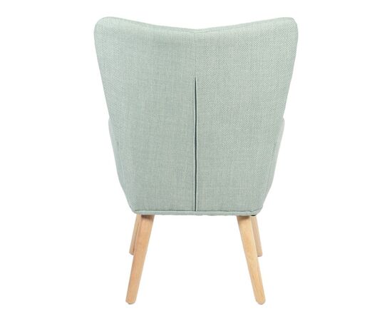 Πολυθρόνα-μπερζέρα Gerlina pakoworld μέντα ύφασμα με πόδι σε φυσική απόχρωση 71x64x94εκ - ΚΑΡΕΚΛΕΣ - ΠΟΛΥΘΡΟΝΕΣ ΕΣ. στο Milonadakis.gr