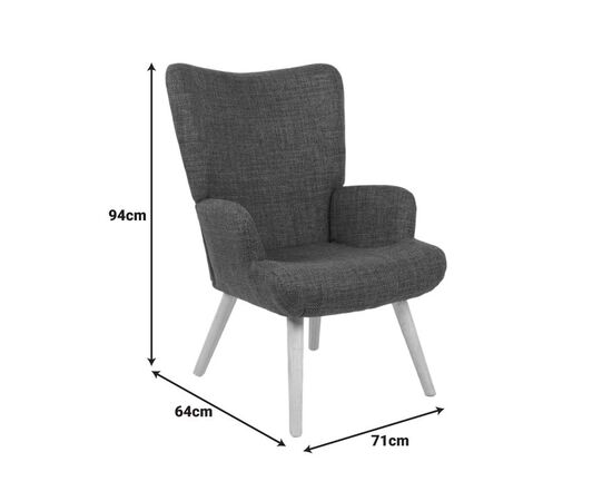 Πολυθρόνα-μπερζέρα Gerlina pakoworld μέντα ύφασμα με πόδι σε φυσική απόχρωση 71x64x94εκ - ΚΑΡΕΚΛΕΣ - ΠΟΛΥΘΡΟΝΕΣ ΕΣ. στο Milonadakis.gr