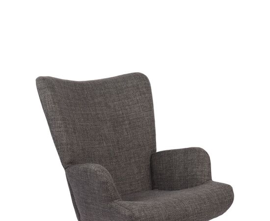 Κουνιστή πολυθρόνα Jianna pakoworld ανθρακί ύφασμα με πόδι σε φυσική απόχρωση 79x64x89εκ - ΚΑΡΕΚΛΕΣ - ΠΟΛΥΘΡΟΝΕΣ ΕΣ. στο Milonadakis.gr