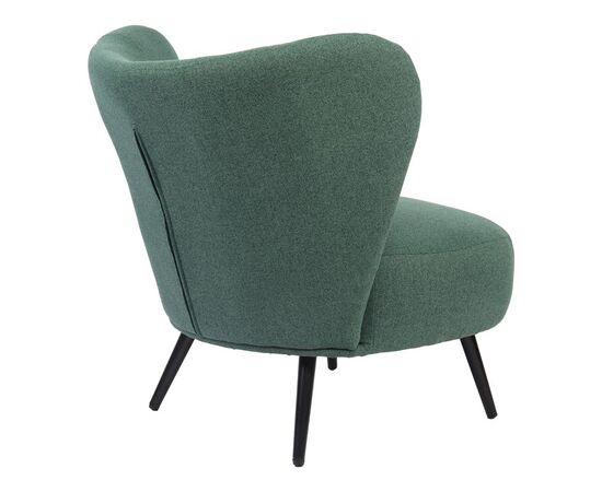 Πολυθρόνα Nagreta pakoworld πράσινο ύφασμα με μεταλλικό πόδι σε μαύρη απόχρωση 77x73x74εκ - ΚΑΡΕΚΛΕΣ - ΠΟΛΥΘΡΟΝΕΣ ΕΣ. στο Milonadakis.gr