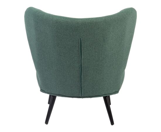 Πολυθρόνα Nagreta pakoworld πράσινο ύφασμα με μεταλλικό πόδι σε μαύρη απόχρωση 77x73x74εκ - ΚΑΡΕΚΛΕΣ - ΠΟΛΥΘΡΟΝΕΣ ΕΣ. στο Milonadakis.gr