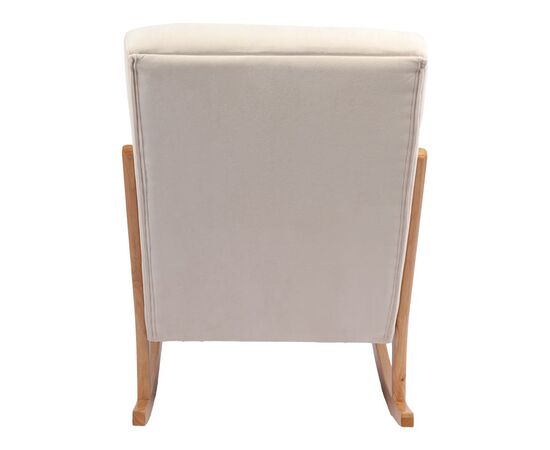 Κουνιστή πολυθρόνα Edeldy pakoworld κρεμ ύφασμα με πόδι σε φυσική απόχρωση 102x66x99εκ - ΚΑΡΕΚΛΕΣ - ΠΟΛΥΘΡΟΝΕΣ ΕΣ. στο Milonadakis.gr