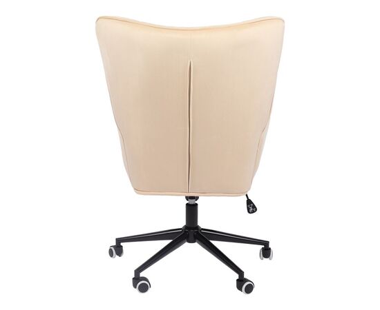 Πολυθρόνα-μπερζέρα Lobima pakoworld περιστρεφόμενη κρεμ βελούδο με βάση σε μαύρη απόχρωση 71x68x104εκ - ΚΑΡΕΚΛΕΣ - ΠΟΛΥΘΡΟΝΕΣ ΕΣ. στο Milonadakis.gr