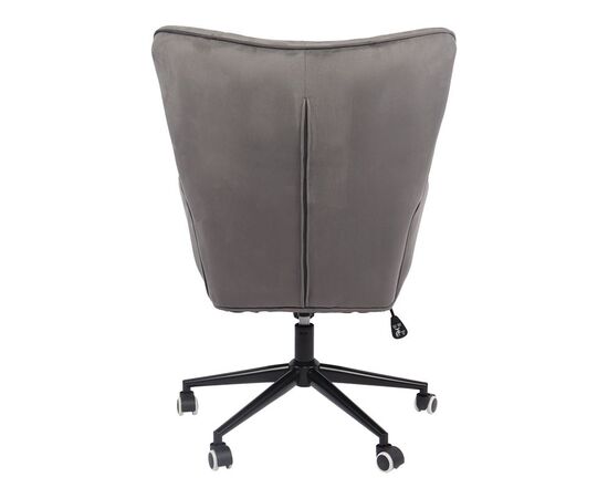 Πολυθρόνα-μπερζέρα Lobima pakoworld περιστρεφόμενη ανθρακί βελούδο με βάση σε μαύρη απόχρωση 71x68x104εκ - ΚΑΡΕΚΛΕΣ - ΠΟΛΥΘΡΟΝΕΣ ΕΣ. στο Milonadakis.gr