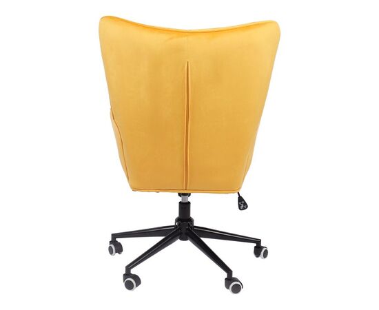 Πολυθρόνα-μπερζέρα Lobima pakoworld περιστρεφόμενη κίτρινο βελούδο με βάση σε μαύρη απόχρωση 71x68x104εκ - ΚΑΡΕΚΛΕΣ - ΠΟΛΥΘΡΟΝΕΣ ΕΣ. στο Milonadakis.gr