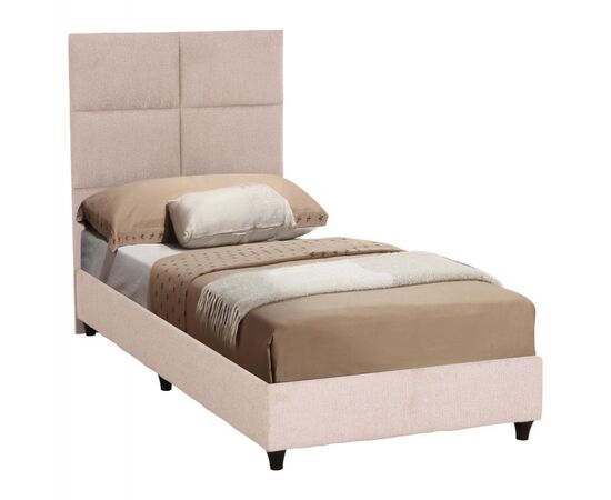 ΚΡΕΒΑΤΙ ΜΟΝΟ MILO HM652.32 ΜΠΕΖ TEDDY ΥΦΑΣΜΑ ΓΙΑ ΣΤΡΩΜΑ 90x200εκ - ΚΡΕΒΑΤΙΑ στο Milonadakis.gr