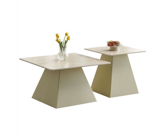 ΣΕΤ 2 ΤΡΑΠΕΖΙΑ ΣΑΛΟΝΙΟΥ QUBER(X) HM18311.04 ΚΕΡΑΜΙΚΑ TOP ΤΕΤΡΑΓΩΝΑ--ΒΑΣΕΙΣ ΣΑΜΠΑΝΙ - ΤΡΑΠΕΖΑΚΙΑ ΣΑΛΟΝΙΟΥ στο Milonadakis.gr