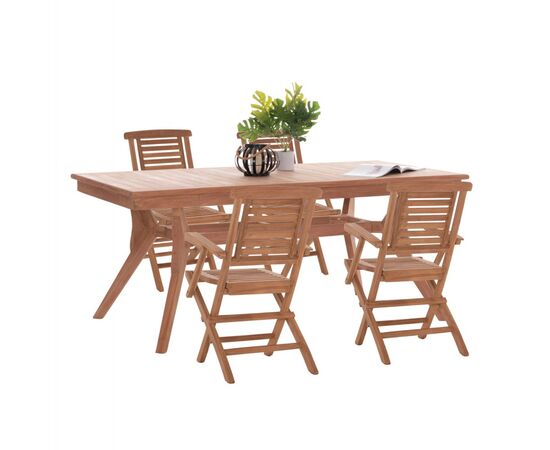 ΣΕΤ ΤΡΑΠΕΖΑΡΙΑΣ WONDER HM21290 ΤΡΑΠΕΖΙ & 4 ΠΟΛΥΘΡΟΝΕΣ ΠΤΥΣΣΟΜΕΝΕΣ-ΤΕΑΚ - ΣΕΤ ΤΡΑΠΕΖΑΡΙΕΣ στο Milonadakis.gr