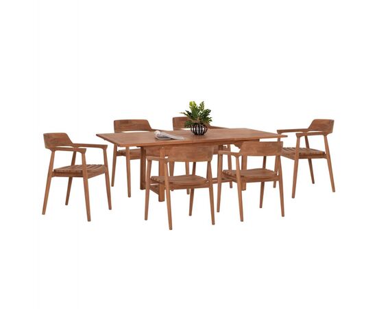 ΣΕΤ ΤΡΑΠΕΖΑΡΙΑΣ FREM HM21291 ΤΡΑΠΕΖΙ & 6 ΠΟΛΥΘΡΟΝΕΣ---ΤΕΑΚ ΞΥΛΟ - ΣΕΤ ΤΡΑΠΕΖΑΡΙΕΣ στο Milonadakis.gr