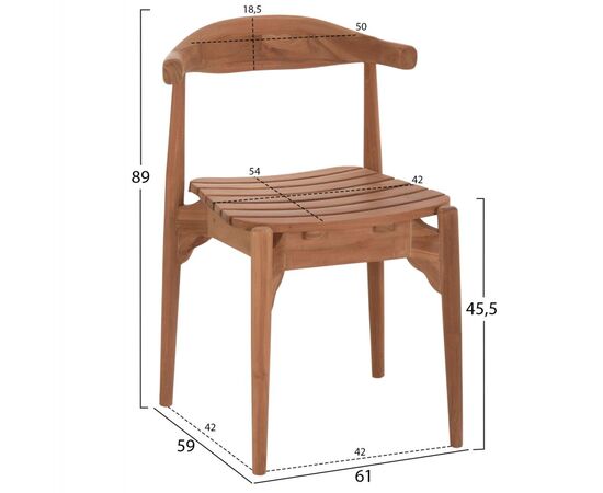 ΣΕΤ ΤΡΑΠΕΖΑΡΙΑΣ DONNY HM21292 ΤΡΑΠΕΖΙ ΕΠΕΚΤΕΙΝΟΜΕΝΟ & 6 ΠΟΛΥΘΡΟΝΕΣ--ΤΕΑΚ - ΣΕΤ ΤΡΑΠΕΖΑΡΙΕΣ στο Milonadakis.gr