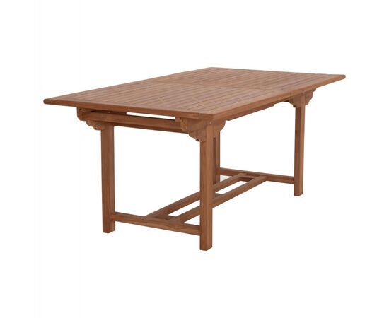 TΡΑΠΕΖΙ ΤΡΑΠΕΖΑΡΙΑΣ ΑΝΟΙΓΟΜΕΝΟ CRANDER HM6376 ΞΥΛΟ TEAK ΣΕ ΦΥΣΙΚΟ 180-240x100x76Υεκ - ΤΡΑΠΕΖΙΑ ΕΞ. ΧΩΡΟΥ στο Milonadakis.gr