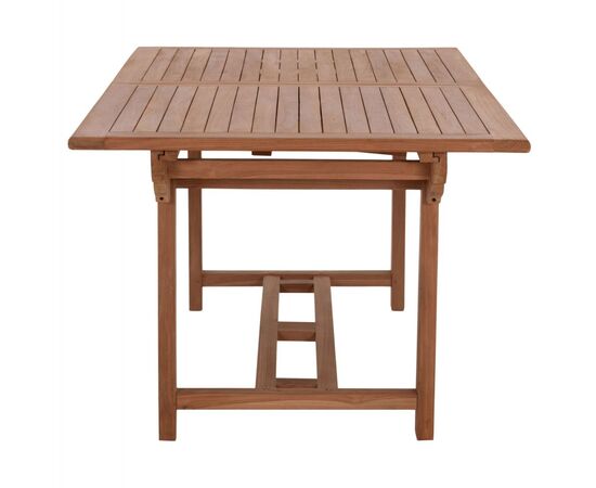 TΡΑΠΕΖΙ ΤΡΑΠΕΖΑΡΙΑΣ ΑΝΟΙΓΟΜΕΝΟ CRANDER HM6376 ΞΥΛΟ TEAK ΣΕ ΦΥΣΙΚΟ 180-240x100x76Υεκ - ΤΡΑΠΕΖΙΑ ΕΞ. ΧΩΡΟΥ στο Milonadakis.gr