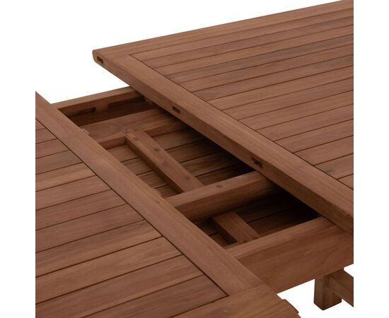 TΡΑΠΕΖΙ ΤΡΑΠΕΖΑΡΙΑΣ ΑΝΟΙΓΟΜΕΝΟ CRANDER HM6376 ΞΥΛΟ TEAK ΣΕ ΦΥΣΙΚΟ 180-240x100x76Υεκ - ΤΡΑΠΕΖΙΑ ΕΞ. ΧΩΡΟΥ στο Milonadakis.gr