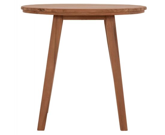 TΡΑΠΕΖΙ ΤΡΑΠΕΖΑΡΙΑΣ ΣΤΡΟΓΓΥΛΟ DANTE HM6379 ΞΥΛΟ TEAK Φ80x75Υεκ. - ΤΡΑΠΕΖΙΑ ΕΞ. ΧΩΡΟΥ στο Milonadakis.gr