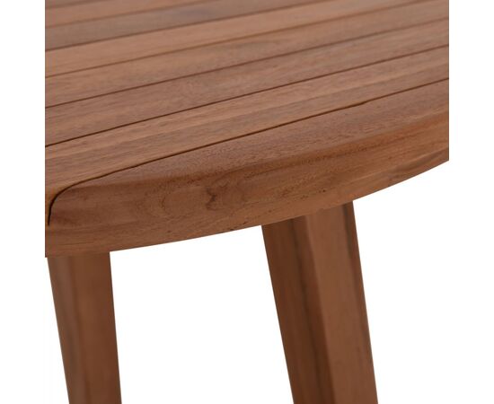 TΡΑΠΕΖΙ ΤΡΑΠΕΖΑΡΙΑΣ ΣΤΡΟΓΓΥΛΟ DANTE HM6379 ΞΥΛΟ TEAK Φ80x75Υεκ. - ΤΡΑΠΕΖΙΑ ΕΞ. ΧΩΡΟΥ στο Milonadakis.gr