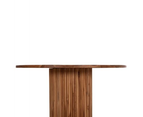 ΤΡΑΠΕΖΙ ΤΡΑΠΕΖΑΡΙΑΣ ΣΤΡΟΓΓΥΛΟ RODER HM9896 ΞΥΛΟ ΤΕΑΚ- 3εκ. πάχος επιφ.- Φ130x79,5Υεκ - ΤΡΑΠΕΖΙΑ ΚΟΥΖΙΝΑΣ στο Milonadakis.gr