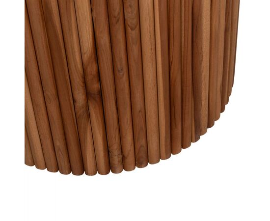 ΤΡΑΠΕΖΙ ΤΡΑΠΕΖΑΡΙΑΣ ΣΤΡΟΓΓΥΛΟ RODER HM9896 ΞΥΛΟ ΤΕΑΚ- 3εκ. πάχος επιφ.- Φ130x79,5Υεκ - ΤΡΑΠΕΖΙΑ ΚΟΥΖΙΝΑΣ στο Milonadakis.gr