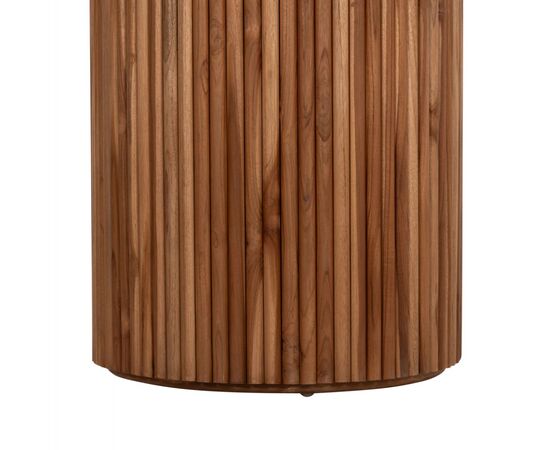 ΤΡΑΠΕΖΙ ΤΡΑΠΕΖΑΡΙΑΣ ΣΤΡΟΓΓΥΛΟ RODER HM9896 ΞΥΛΟ ΤΕΑΚ- 3εκ. πάχος επιφ.- Φ130x79,5Υεκ - ΤΡΑΠΕΖΙΑ ΚΟΥΖΙΝΑΣ στο Milonadakis.gr