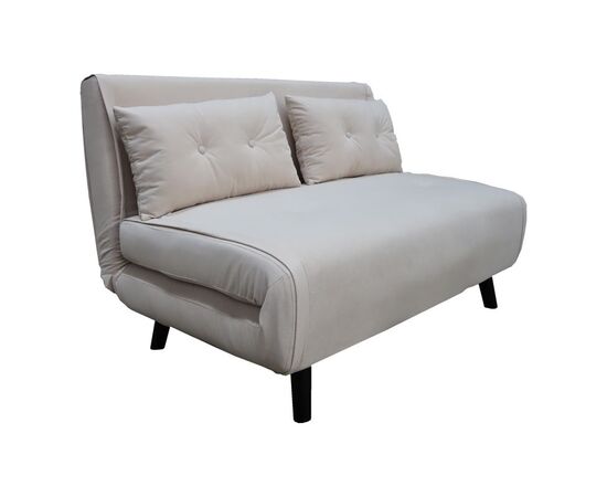 Καναπές-κρεβάτι Josuane I pakoworld διθέσιος βελούδο σε γκρι απόχρωση 122x80x81εκ - ΚΑΝΑΠΕΔΕΣ-ΣΑΛΟΝΙΑ στο Milonadakis.gr