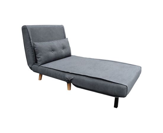 Πολυθρόνα-κρεβάτι Josuane I pakoworld ύφασμα σε ανθρακί απόχρωση 78x80x81εκ - ΚΑΝΑΠΕΔΕΣ-ΣΑΛΟΝΙΑ στο Milonadakis.gr