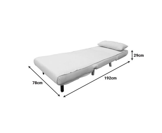 Πολυθρόνα-κρεβάτι Josuane I pakoworld ύφασμα σε ανθρακί απόχρωση 78x80x81εκ - ΚΑΝΑΠΕΔΕΣ-ΣΑΛΟΝΙΑ στο Milonadakis.gr