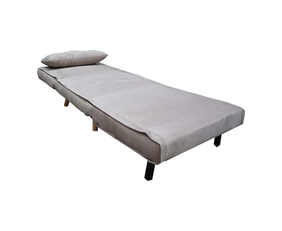 Πολυθρόνα-κρεβάτι Josuane I pakoworld βελούδο σε γκρι απόχρωση 78x80x81εκ - ΚΑΝΑΠΕΔΕΣ-ΣΑΛΟΝΙΑ στο Milonadakis.gr