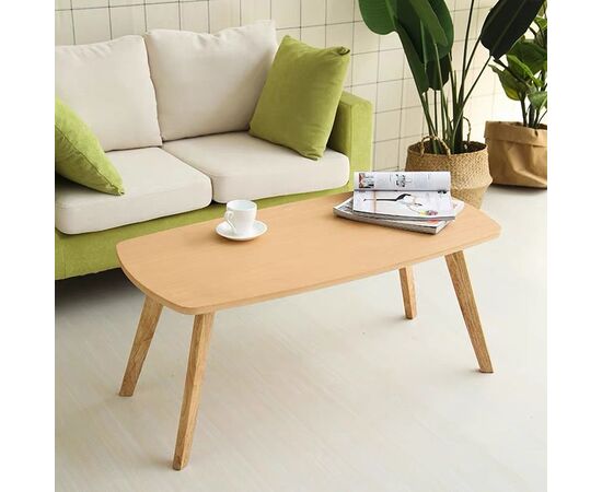 Τραπέζι σαλονιού Komela mdf σε φυσική απόχρωση 100x48x45cm - ΤΡΑΠΕΖΑΚΙΑ ΣΑΛΟΝΙΟΥ στο Milonadakis.gr