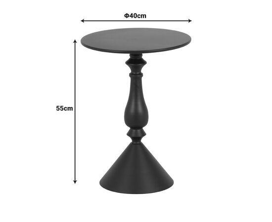 Βοηθητικό τραπέζι Lalou pakoworld μέταλλο σε κρέμα απόχρωση Φ40x55εκ - ΒΟΗΘΗΤΙΚΑ ΤΡΑΠΕΖΑΚΙΑ στο Milonadakis.gr