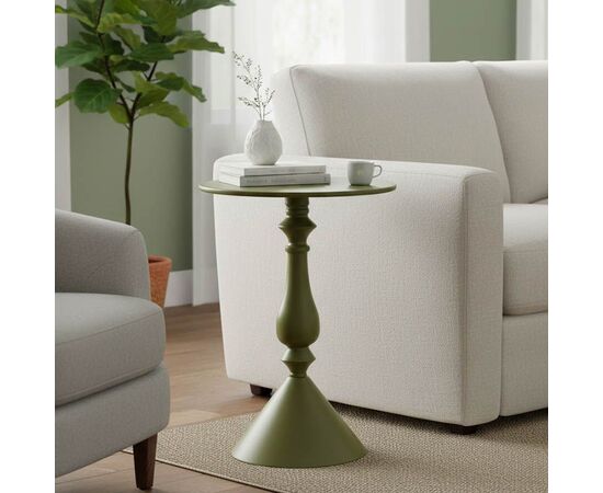 Βοηθητικό τραπέζι Lalou pakoworld μέταλλο σε λαδι απόχρωση Φ40x55εκ - ΒΟΗΘΗΤΙΚΑ ΤΡΑΠΕΖΑΚΙΑ στο Milonadakis.gr