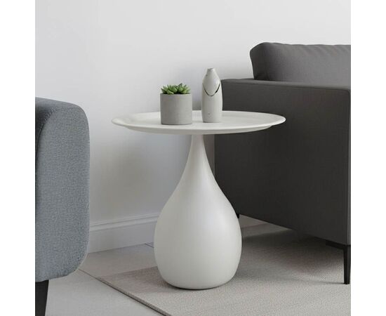 Βοηθητικό τραπέζι Samino pakoworld μέταλλο σε κρεμ απόχρωση Φ39x42εκ - ΒΟΗΘΗΤΙΚΑ ΤΡΑΠΕΖΑΚΙΑ στο Milonadakis.gr