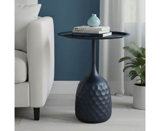 Βοηθητικό τραπέζι Waini pakoworld μέταλλο σε μαύρη απόχρωση Φ39x60εκ - ΒΟΗΘΗΤΙΚΑ ΤΡΑΠΕΖΑΚΙΑ στο Milonadakis.gr