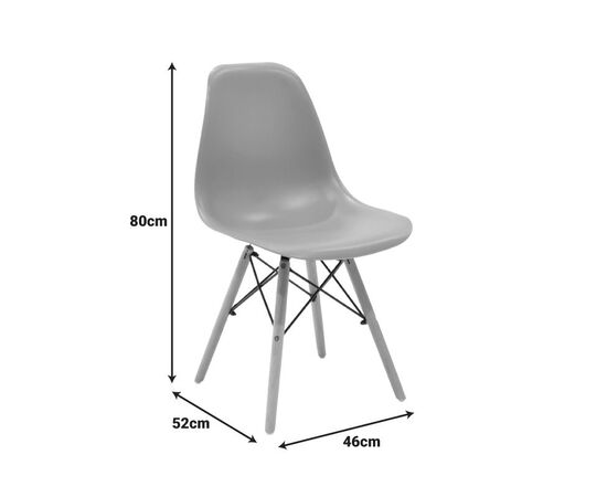 Καρέκλα Julita pakoworld PP cappuccino με φυσικό πόδι 46x52x80εκ - ΚΑΡΕΚΛΕΣ - ΠΟΛΥΘΡΟΝΕΣ ΕΣ. στο Milonadakis.gr