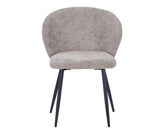 Καρέκλα Karg pakoworld μπεζ ύφασμα-πόδι μαύρο μέταλλο 57x62x80εκ - ΚΑΡΕΚΛΕΣ - ΠΟΛΥΘΡΟΝΕΣ ΕΣ. στο Milonadakis.gr