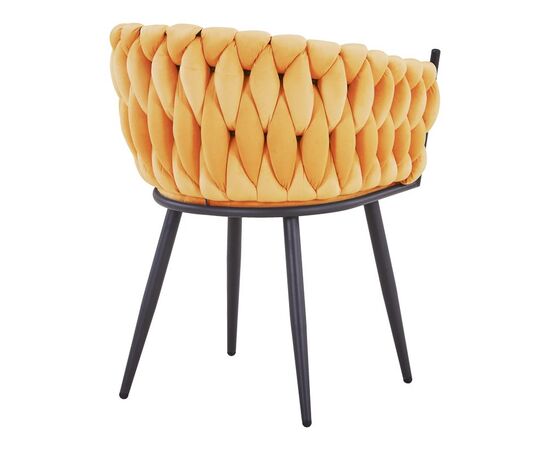 Πολυθρόνα Vivian pakoworld κίτρινο βελούδο-πόδι μαύρο μέταλλο 61x55x80εκ - ΚΑΡΕΚΛΕΣ - ΠΟΛΥΘΡΟΝΕΣ στο Milonadakis.gr
