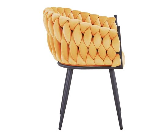 Πολυθρόνα Vivian pakoworld κίτρινο βελούδο-πόδι μαύρο μέταλλο 61x55x80εκ - ΚΑΡΕΚΛΕΣ - ΠΟΛΥΘΡΟΝΕΣ στο Milonadakis.gr