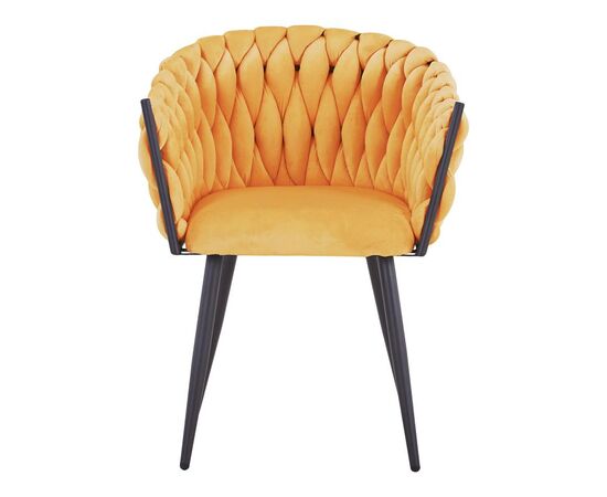 Πολυθρόνα Vivian pakoworld κίτρινο βελούδο-πόδι μαύρο μέταλλο 61x55x80εκ - ΚΑΡΕΚΛΕΣ - ΠΟΛΥΘΡΟΝΕΣ στο Milonadakis.gr