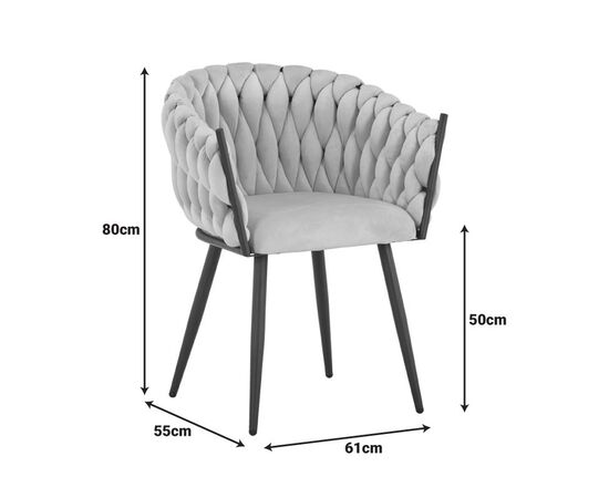 Πολυθρόνα Vivian pakoworld κίτρινο βελούδο-πόδι μαύρο μέταλλο 61x55x80εκ - ΚΑΡΕΚΛΕΣ - ΠΟΛΥΘΡΟΝΕΣ στο Milonadakis.gr