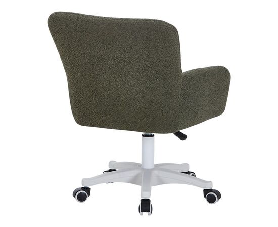 Καρέκλα γραφείου εργασίας Givole pakoworld σε λαδί μπουκλέ ύφασμα 55x55x75-84εκ - ΚΑΡΕΚΛΕΣ ΓΡΑΦΕΙΟΥ στο Milonadakis.gr