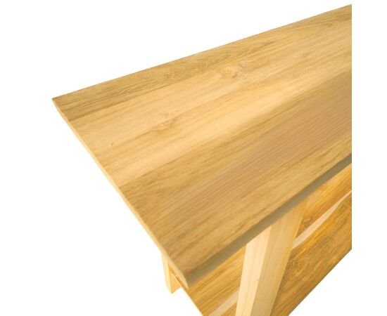 Κονσόλα Decoza pakoworld teak ξύλο σε φυσική απόχρωση 140x40x80εκ - ΣΥΡΤΑΡΙΕΡΕΣ - ΤΟΥΑΛΕΤΕΣ στο Milonadakis.gr